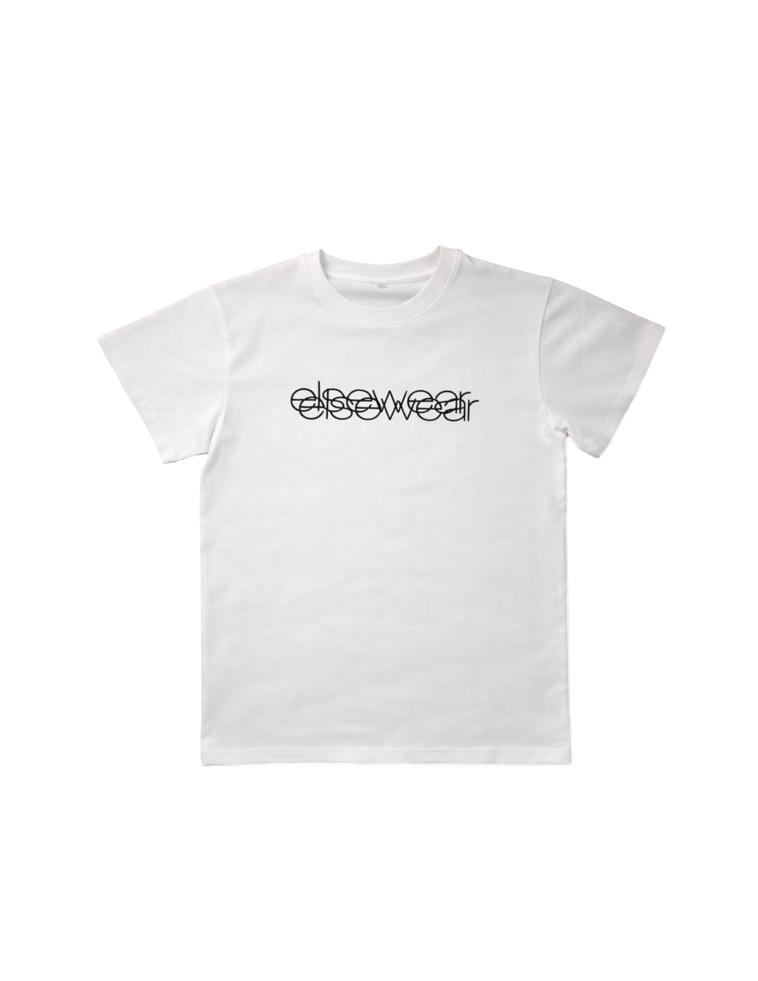 White Logo Tee